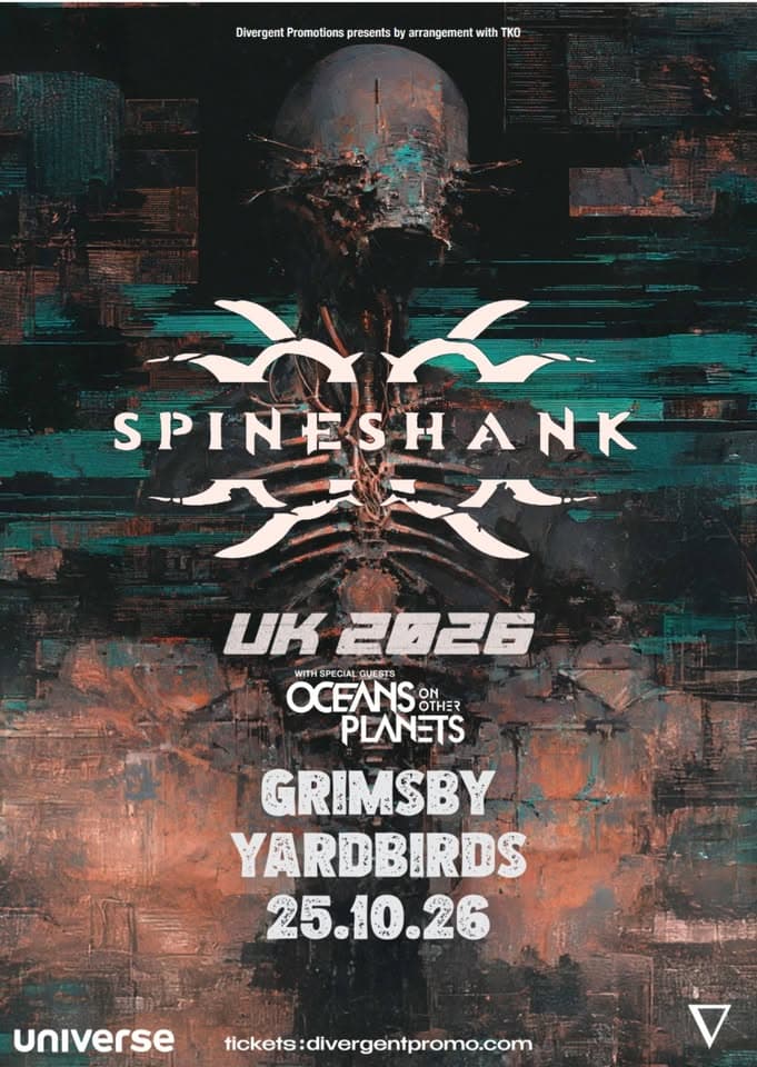 Spineshank at Yardbirds, Grimsby event cover