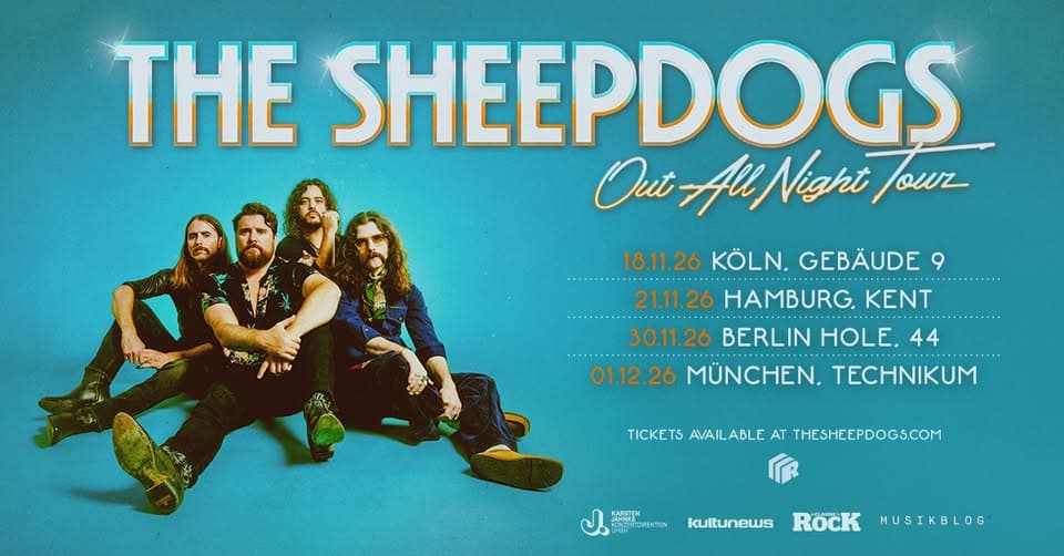 The Sheepdogs | Out All Night Tour 2026 | Berlin event cover