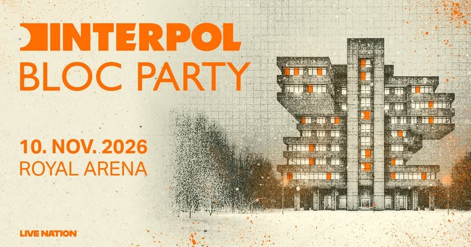 Interpol & Bloc Party // Royal Arena // 10. november 2026 event cover