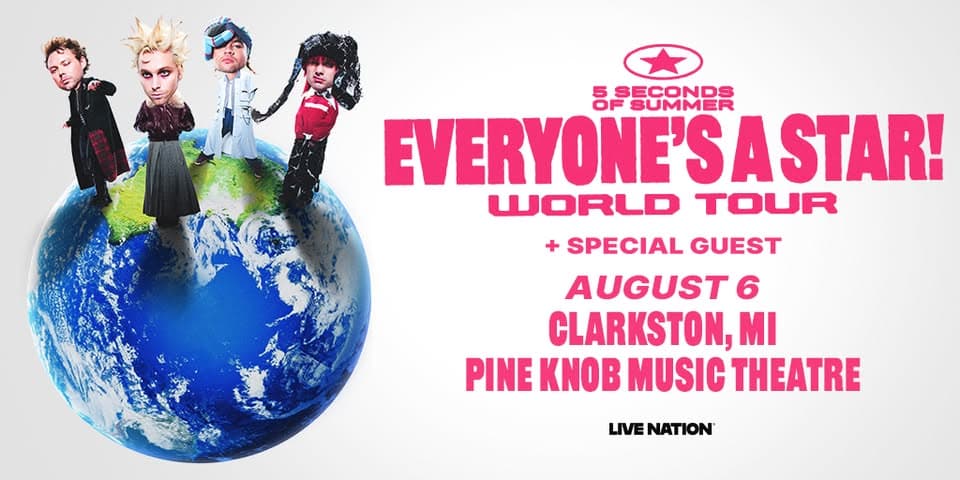 5 Seconds of Summer: EVERYONE'S A STAR! World Tour event cover