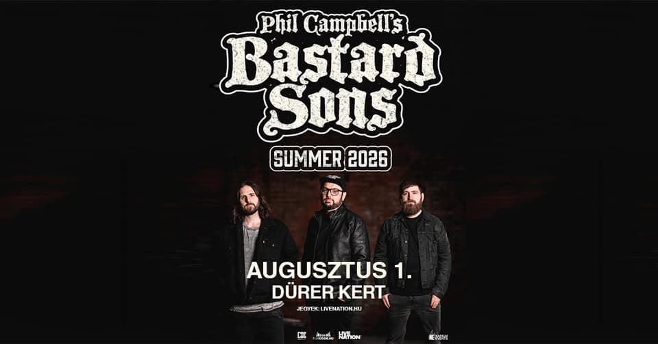 Phil Campbell’s Bastard Sons | Budapest 2026 event cover