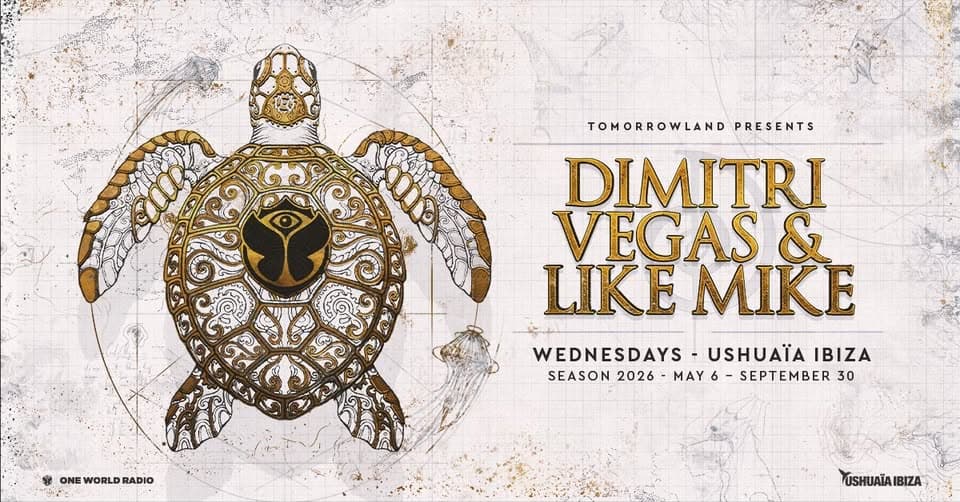 Tomorrowland and Dimitri Vegas & Like Mike Wednesdays at Ushuaïa Ibiza event cover