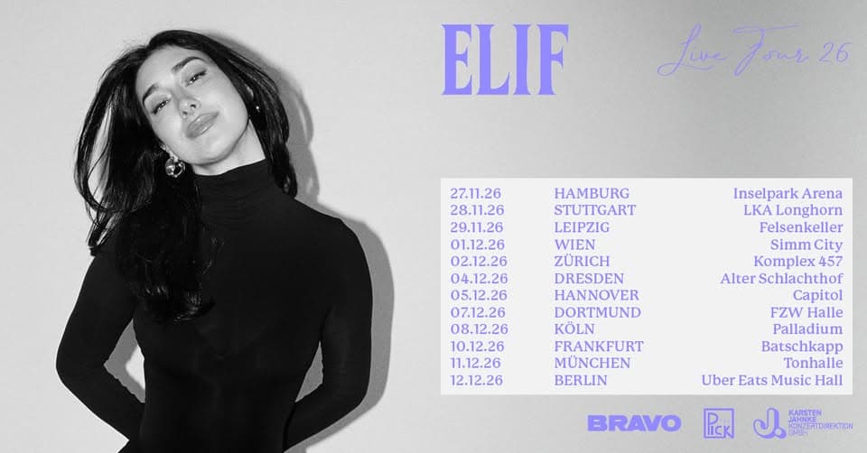 Elif | Live Tour 2026 | Wien event cover