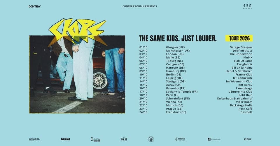 Slope // Same Kids. Just Louder - Tour 2026 // Frankfurt event cover