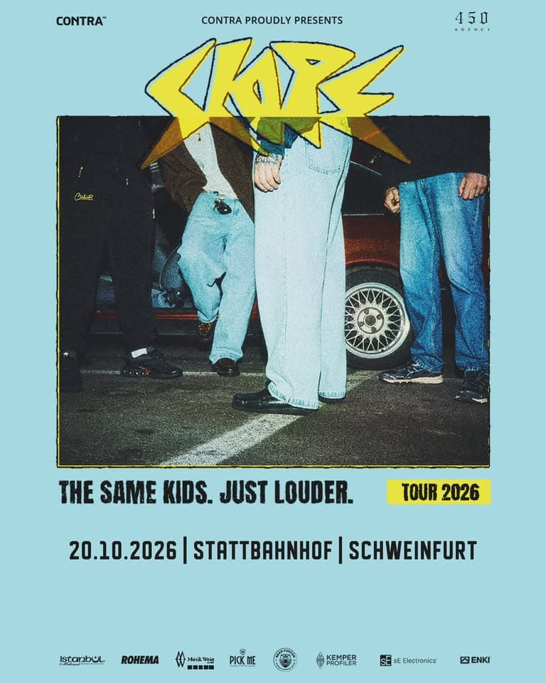 Slope - Same Kids. Just louder. - Tour 2026 - Schweinfurt event cover