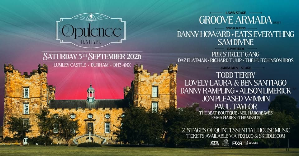 Opulence Festival | Groove Armada, Sam Divine, Danny Howard, Eats Everything + Support event cover