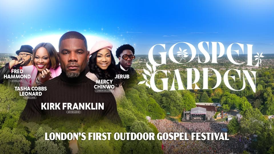 Gospel Garden presents Kirk Franklin event cover