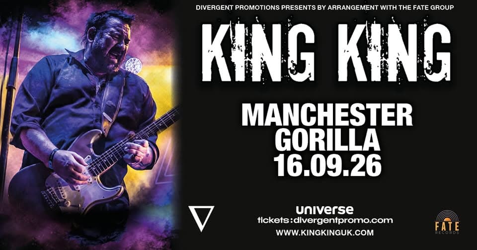 King King at Gorilla, Manchester event cover