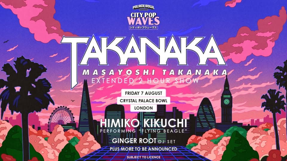 City Pop Waves presents Masayoshi Takanaka event cover