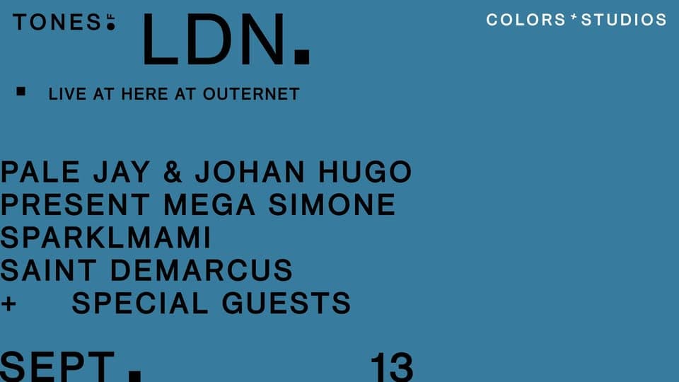 COLORS: Tones of London event cover
