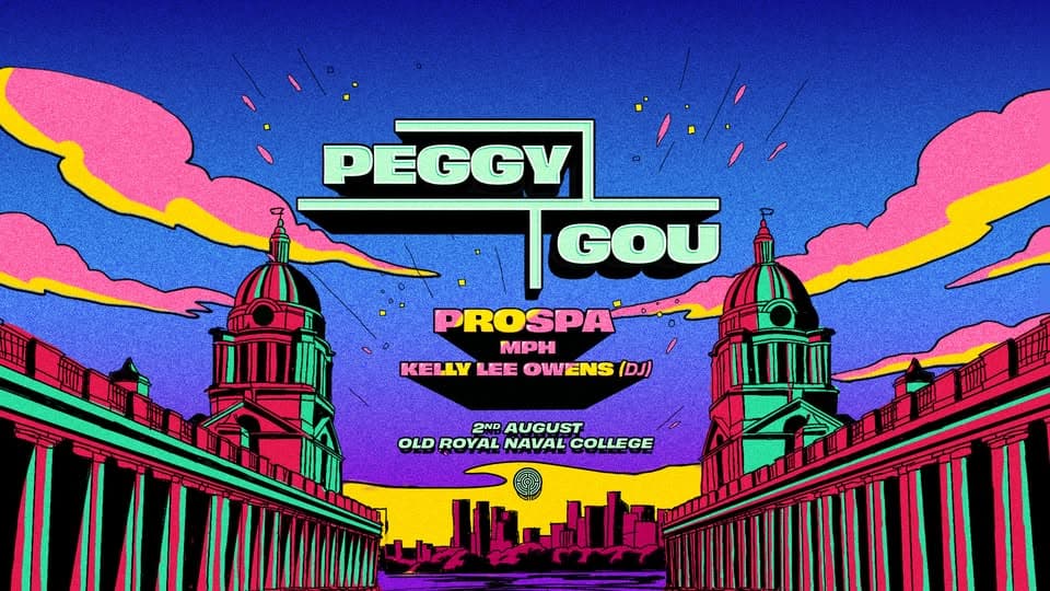 Peggy Gou on the Thames at Old Royal Naval College event cover