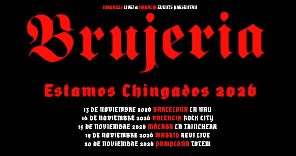 Brujeria (Madrid) event cover