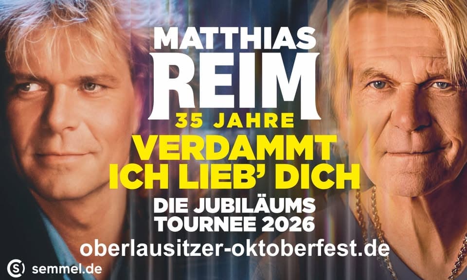 Konzert Matthias Reim & Band live event cover