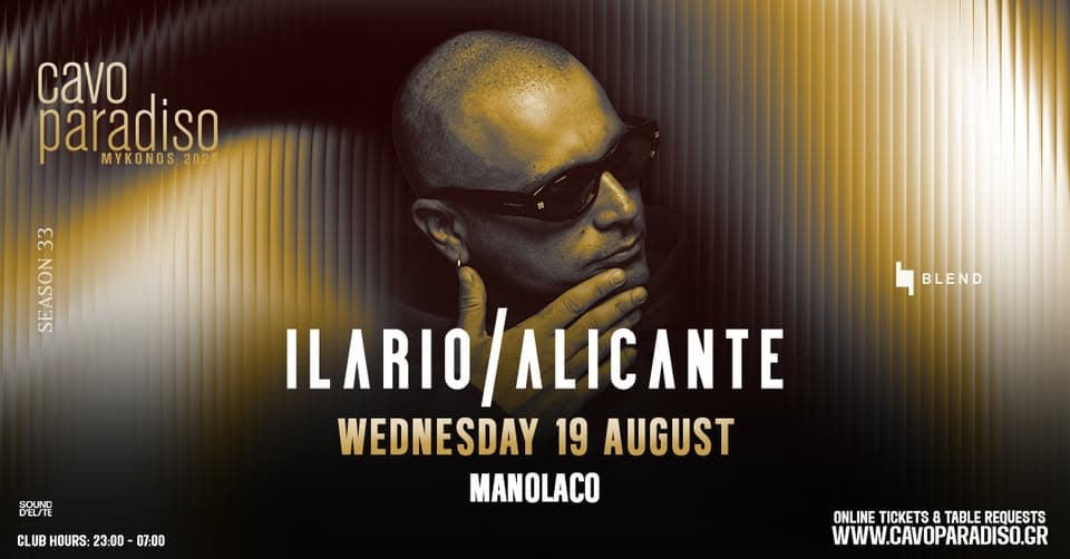 Ilario Alicante | Manolaco | Zyrak event cover