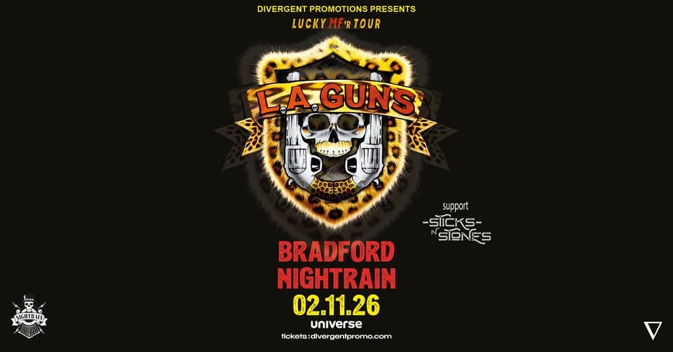 LA Guns at Nightrain, Bradford event cover