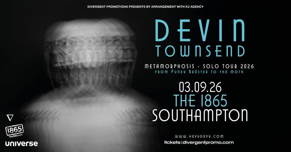 An Audience with Devin Townsend at The 1865, Southampton event cover