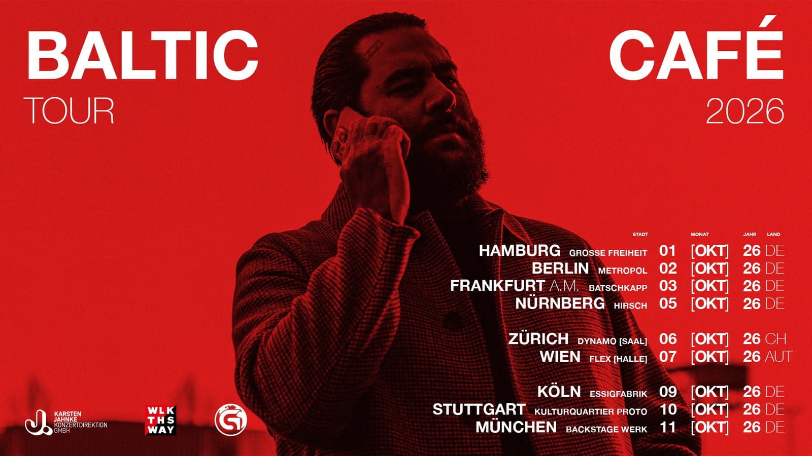 Kolja Goldstein | Baltic Café Tour 2026 | Zürich event cover