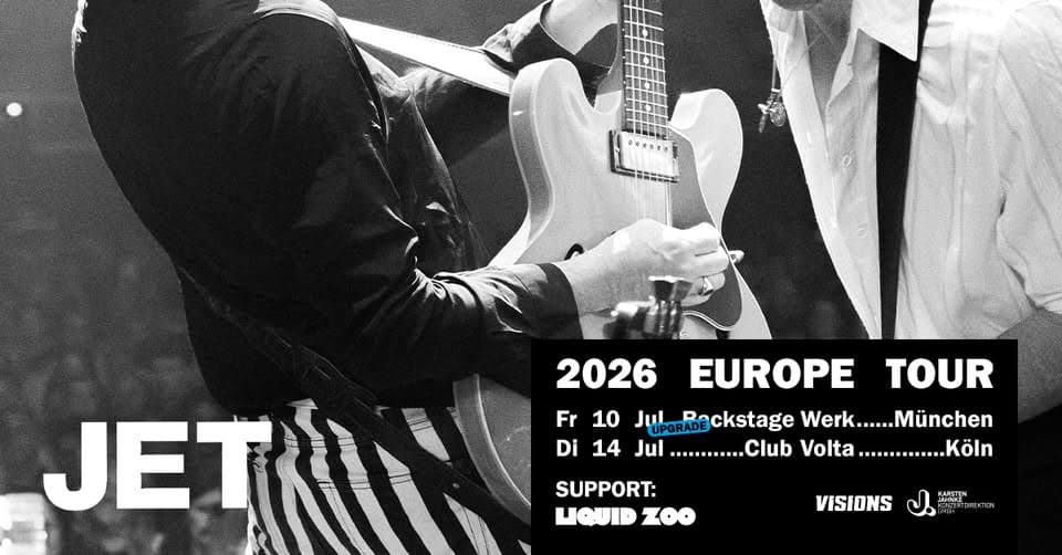 Jet | 2026 EUROPE TOUR | Köln event cover