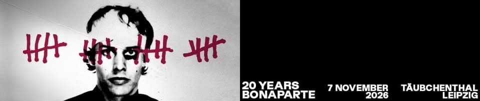 Bonaparte | 20 Years of Riot | Happy Birthday Tour event cover