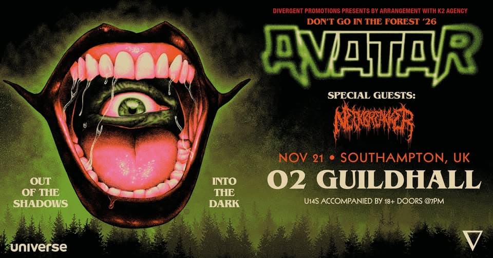 Avatar at O2 Guildhall, Southampton event cover