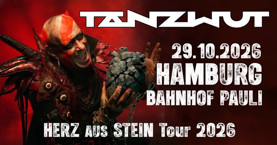 Tanzwut - Herz aus Stein Tour 2026 Hamburg event cover