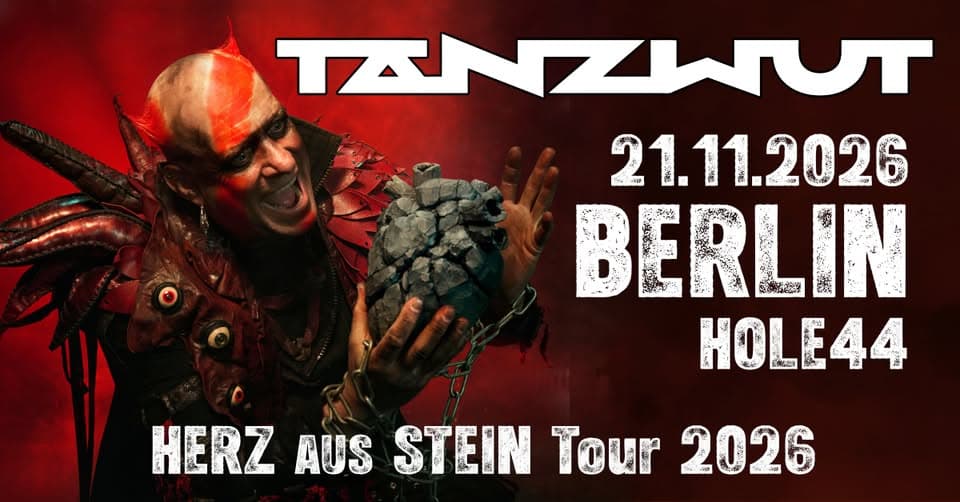 Tanzwut - Herz aus Stein Tour 2026 Berlin event cover