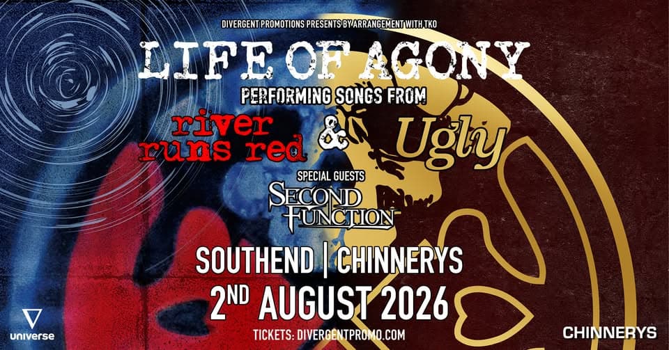 Life Of Agony at Chinnerys, Southend event cover