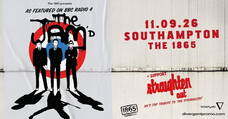 The Jam'd + Straighten Out LIVE at The 1865! event cover