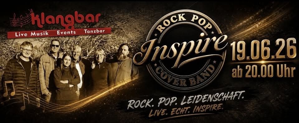 Inspire ( Rock & Pop ) live in der Klangbar event cover