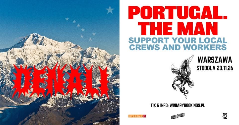 PORTUGAL. THE MAN / 23.11.26 / Stodoła, Warszawa event cover