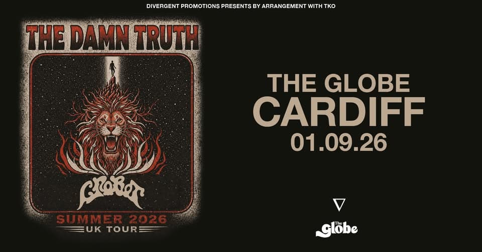 The Damn Truth x Crobot at The Globe, Cardiff event cover