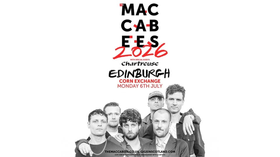 The Maccabees | Edinburgh Corn Exchange event cover