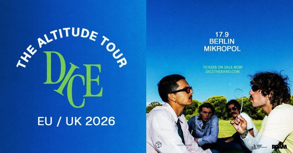 DICE | The Altitude Tour | Berlin event cover
