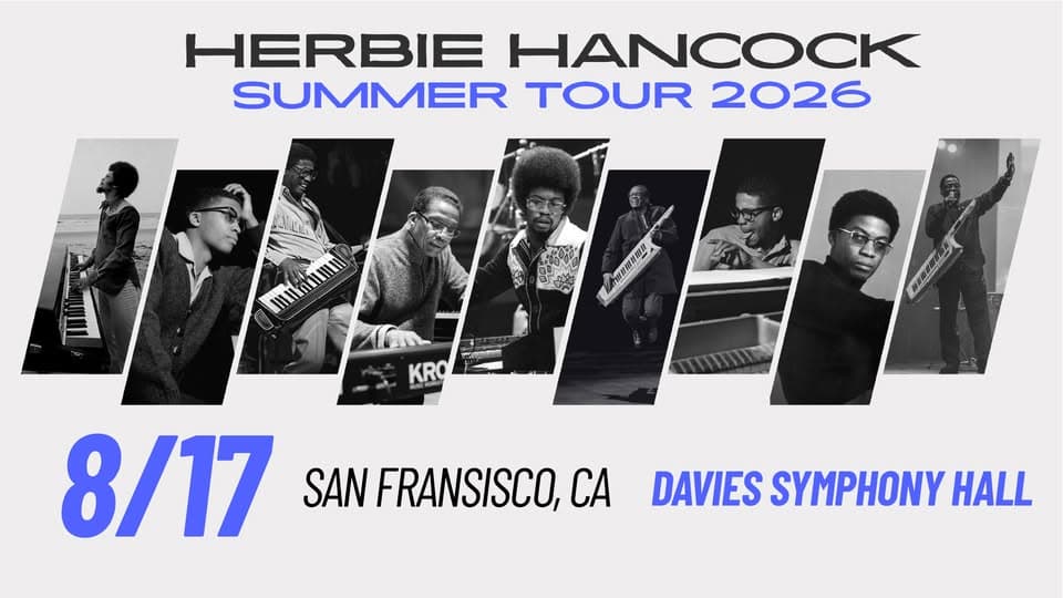 Herbie Hancock at Davis Symphony Hall event cover