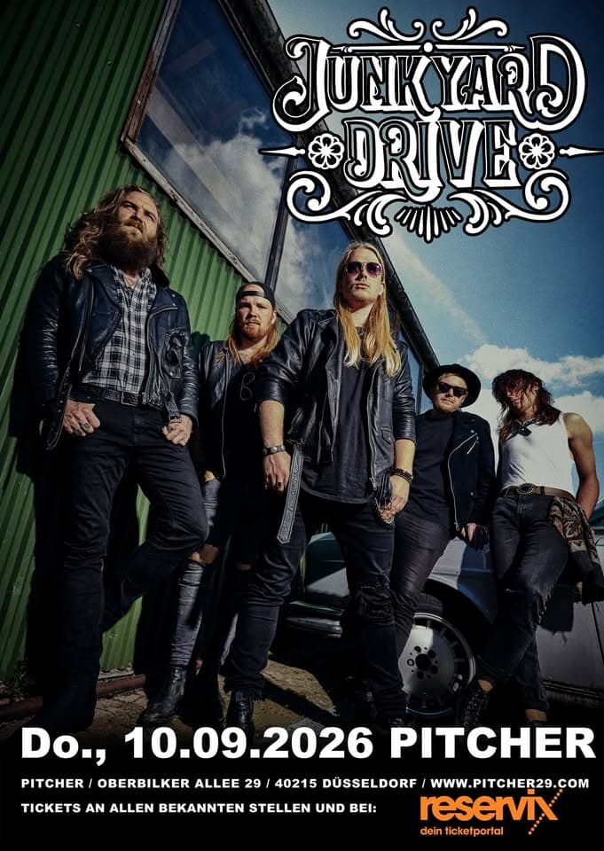 Junkyard Drive "Squeeze Tour" event cover
