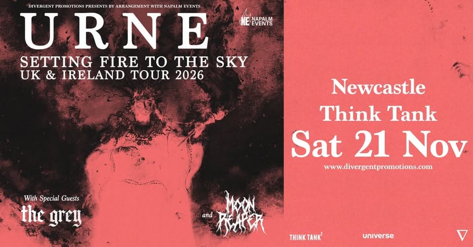 URNE at Think Tank, Newcastle event cover