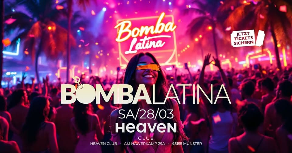 BOMBA LATINA • HEAVEN Münster • Sa, 28.03. event cover