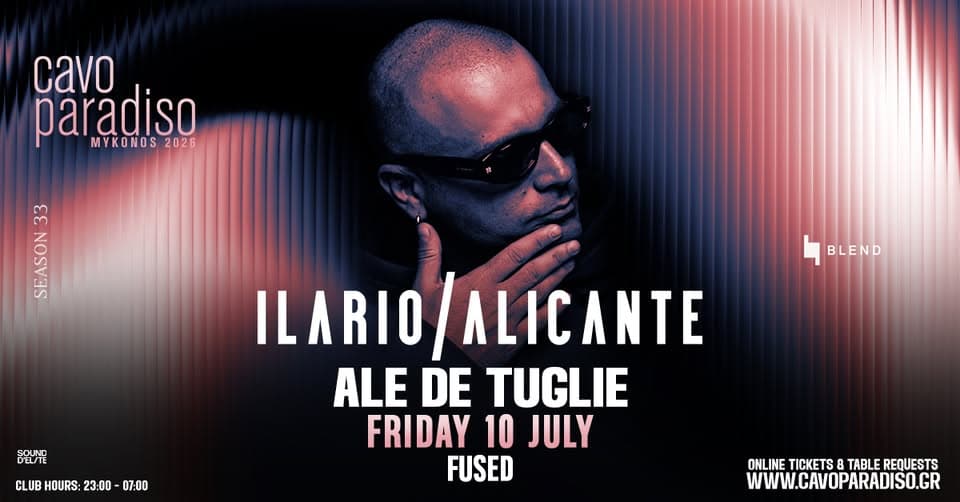 Ilario Alicante | Ale De Tuglie | Fused event cover