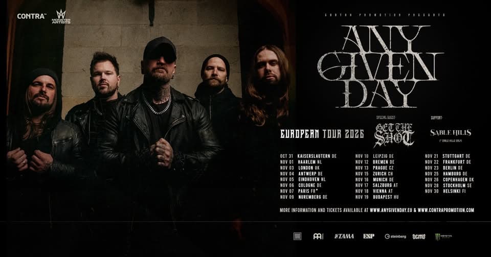 Any Given Day - European Tour 2026 | Bremen event cover