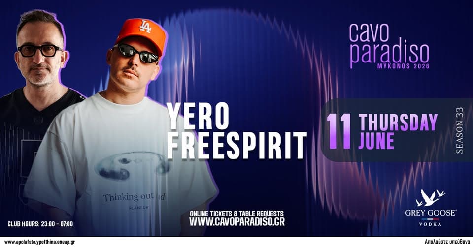 Cavo Residents Night | Yero • Freespirit event cover