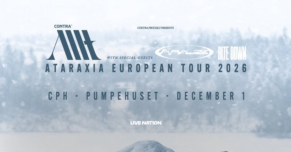 ALLT - ATARAXIA EUROPEAN TOUR 2026 // Pumpehuset // 1. december 2026 event cover