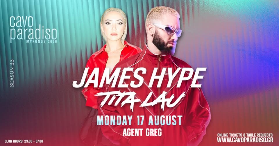 James Hype | Tita Lau | Agent Greg event cover