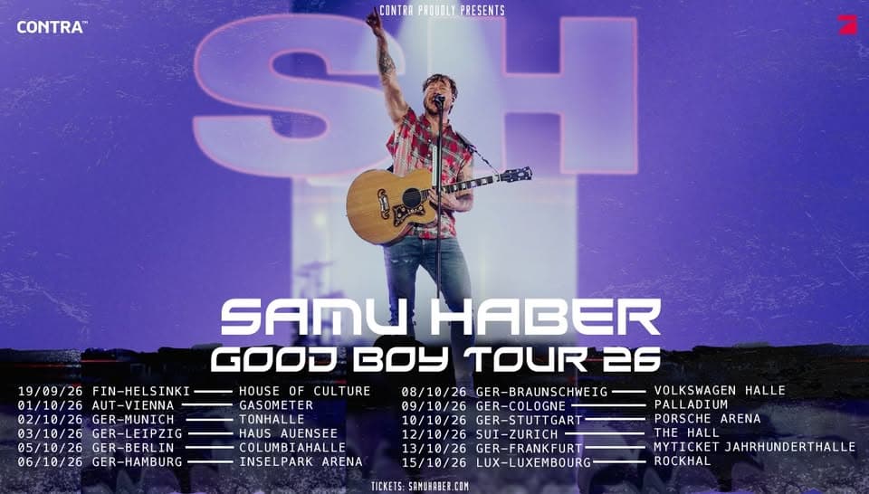 Samu Haber - Good Boy Tour 2026 event cover