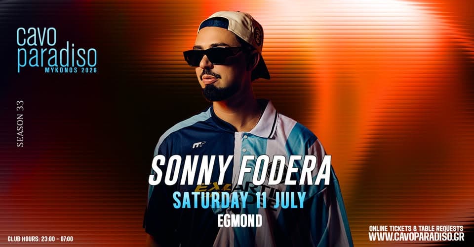 Sonny Fodera | Egmond event cover