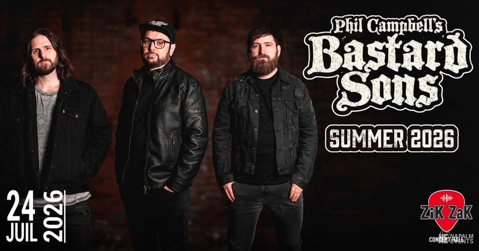 Phil Campbell´s Bastard Sons – summer 2026 I ZIK ZAK event cover