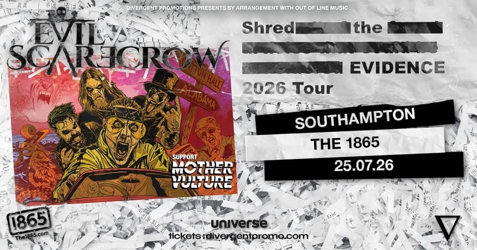 Evil Scarecrow at The 1865, Southampton event cover