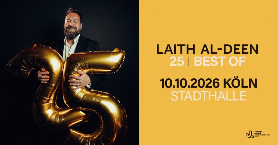 Laith Al-Deen | 25 - Best Of | Köln event cover