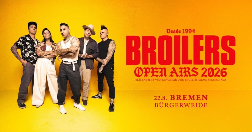 Broilers "Open Airs 2026" event cover