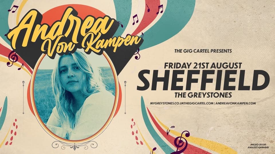 Andrea Von Kampen // Sheffield Greystones event cover