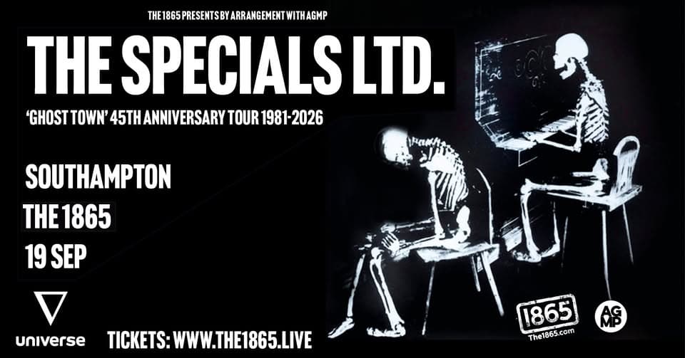 The Specials Ltd. 'Ghost Town' 45th Anniversary LIVE at The 1865 event cover